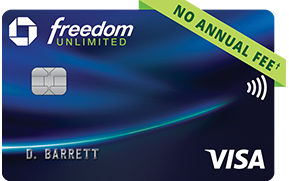 Chase Freedom Unlimited® card art
